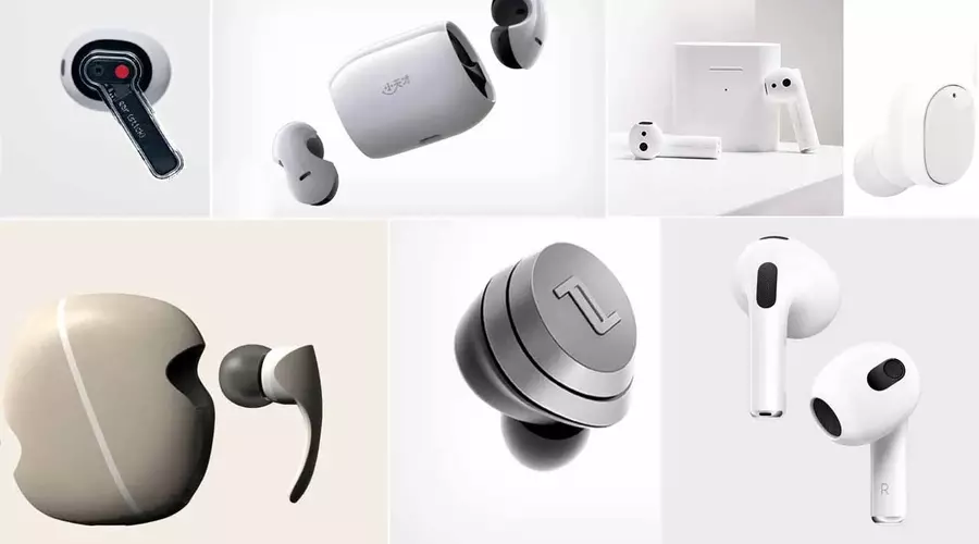 Earbuds Designs and Sizes